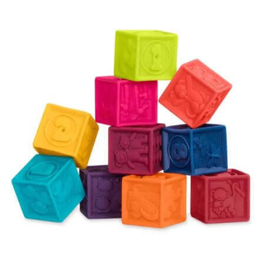 Набір м'яких кубиків, 10 штук, Btoys: ціни та характеристики
