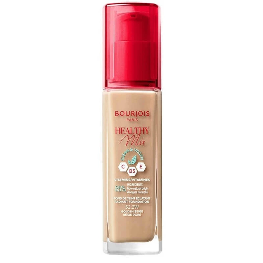 Bourjois Healthy Mix Clean Vegan Primer Illuminator 52.2 bej auriu, 30 мл: цены и характеристики