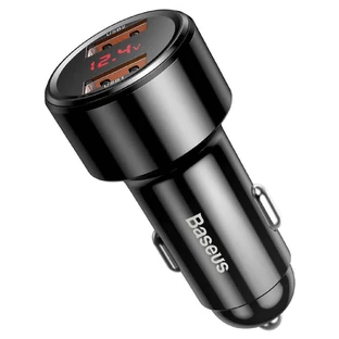 Baseus Magic Series Dual QC - Quick Charge 3.0 Car Charger 2x USB 45W 6A Black (CCMLC20A-01)