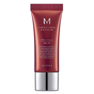 ВВ-крем Missha M Perfect Cover SPF42 Багатофункціональний ВВ-крем № 21 Світло-бежевий, 20 мл