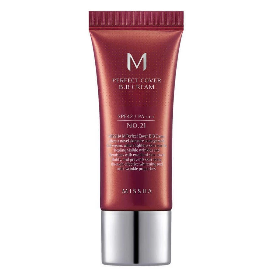 ВВ-крем Missha M Perfect Cover SPF42 Багатофункціональний ВВ-крем № 21 Світло-бежевий, 20 мл: ціни та характеристики