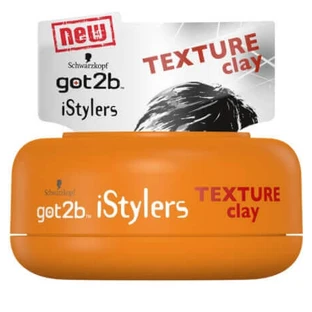 Schwarzkopf, Got2b, iStylers Texture Clay, Паста для укладання волосся, 75 мл