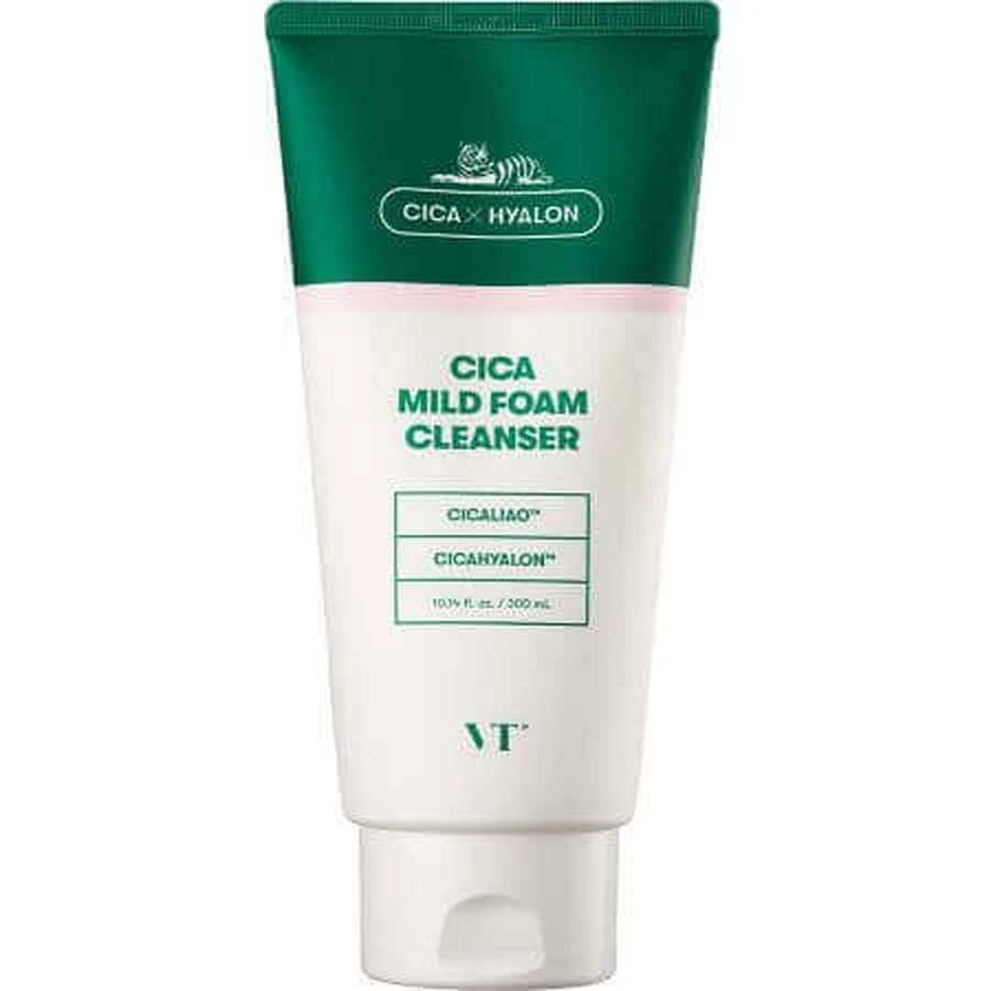 Мягкая очищающая пенка Cica Mild, 300 мл, VT Cosmtics: цены и характеристики