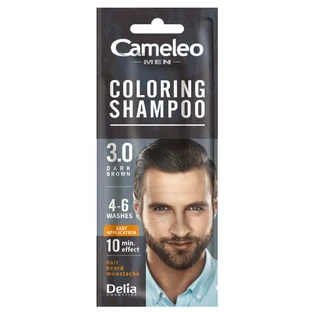 Оттеночный шампунь Cameleo Men 3.0, темно-коричневый, 15 мл