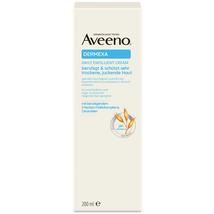Aveeno Dermexa, крем для пом'якшення шкіри обличчя та тіла, 200 мл: ціни та характеристики