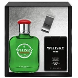 Туалетна вода Evaflor Whisky Origin, 100 мл + Туалетна вода, 20 мл + Затиск для грошей
