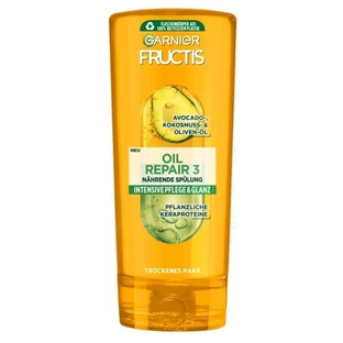 Garnier Fructis Oil Repair, живильний кондиціонер для сухого, пошкодженого волосся з оливковою олією, авокадо та маслом ши, 200 мл