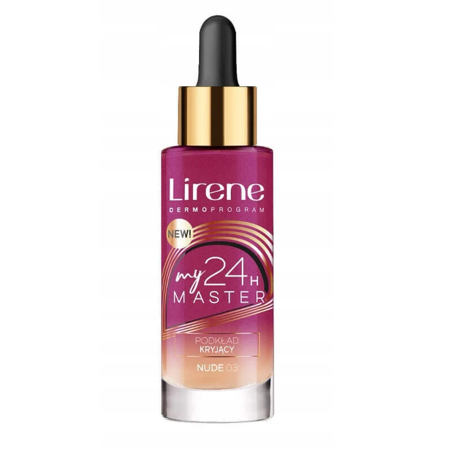Lirene Fluid My Master Covering Foundation Nude 03, 30 мл: ціни та характеристики