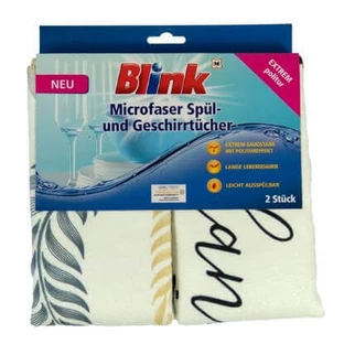 Blink, салфетки для мытья посуды из микрофибры, 2 шт.