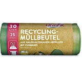 CleanPac, мусорные мешки с завязкой 30 л, 25 шт.