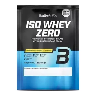 Протеїновий порошок Iso Whey Zero з лимонним чізкейком, 25 г, BiotechUSA