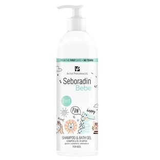 Seboradin Bebe, шампунь и гель для мытья 2 в 1, 500 мл