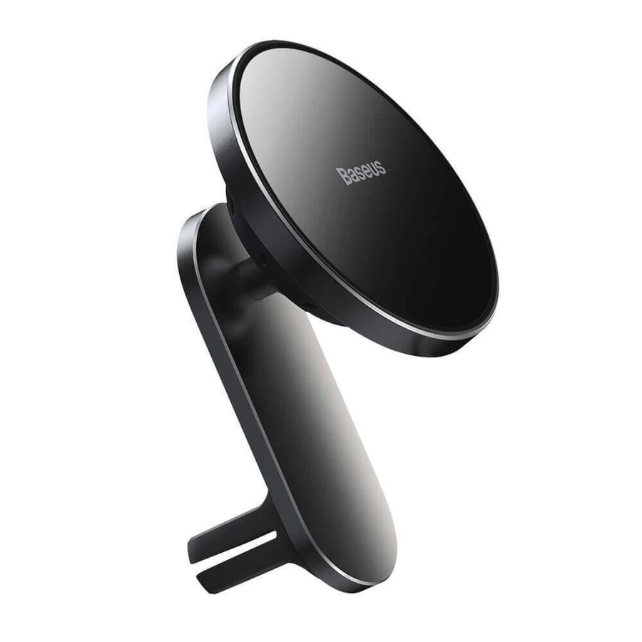 Магнітний автомобільний тримач Baseus Wireless Inductive Qi Charger 15W (MagSafe Compatible for iPhone) Black (WXJN-01): ціни та характеристики