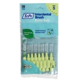 Міжзубні щітки TePe Extra Soft 0,8 мм світло-зелені, 8 шт