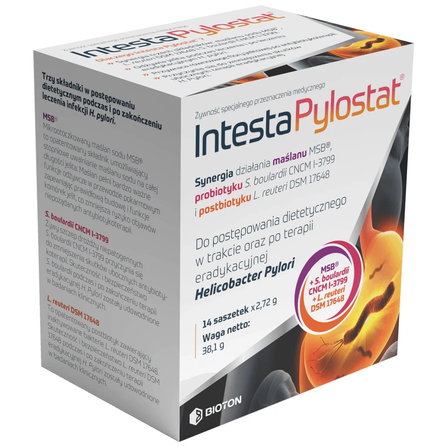 Intesta Pylostat, 2,72 г x 14 pliculețe: цены и характеристики