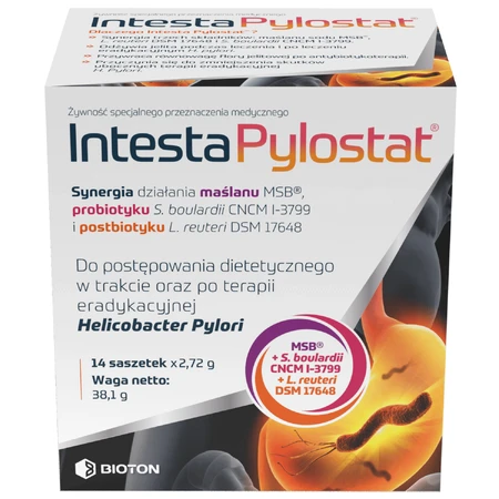 Intesta Pylostat, 2,72 г x 14 pliculețe: цены и характеристики