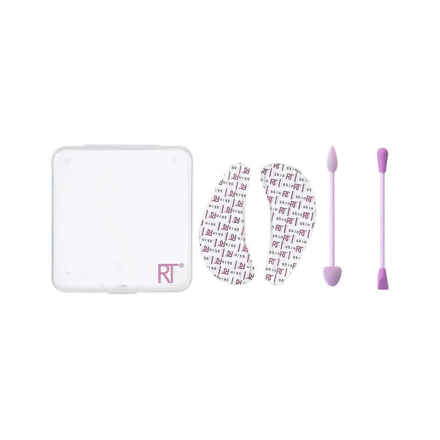 Real Techniques Reusable Eye Shields + Swabs Набір багаторазових щитків для очей і аплікаторів: ціни та характеристики