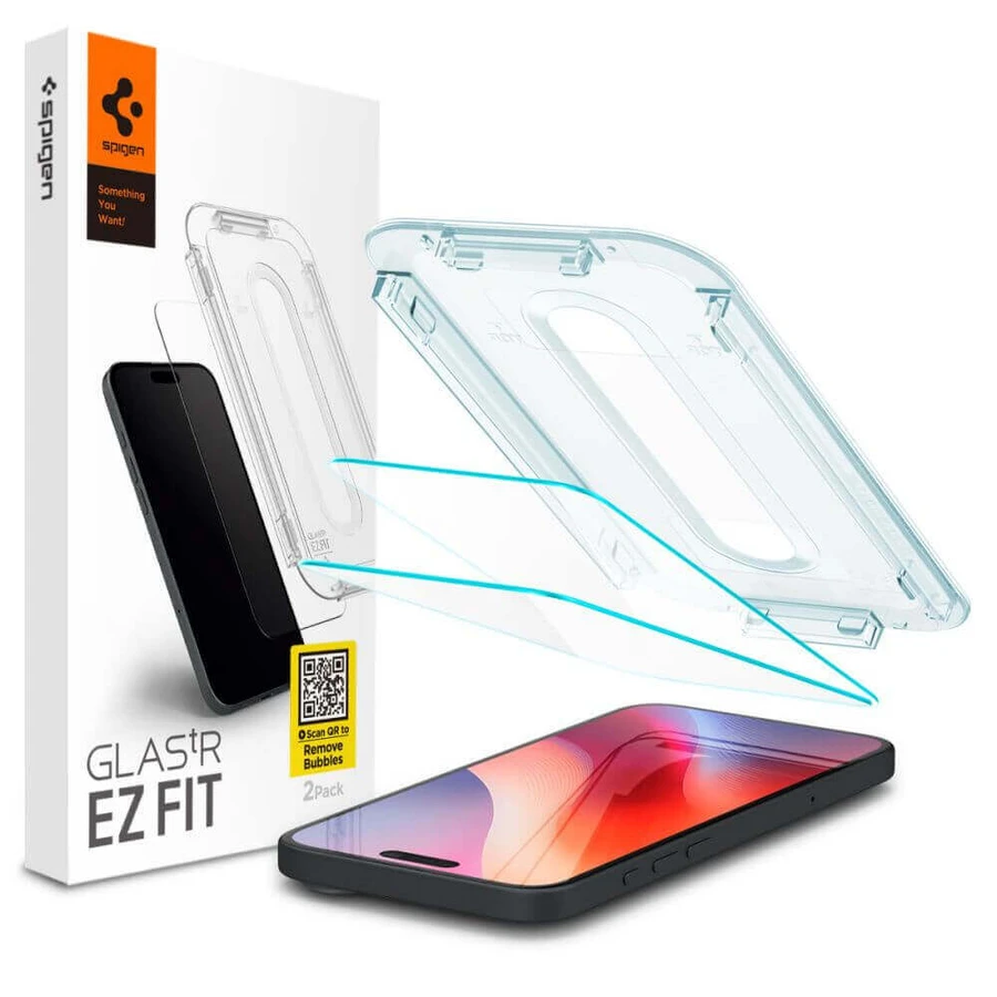 Стиклэ темпэрэтэ Spigen Glas.tR EZ Fit для iPhone 16 Pro Max - 2 бука.: цены и характеристики