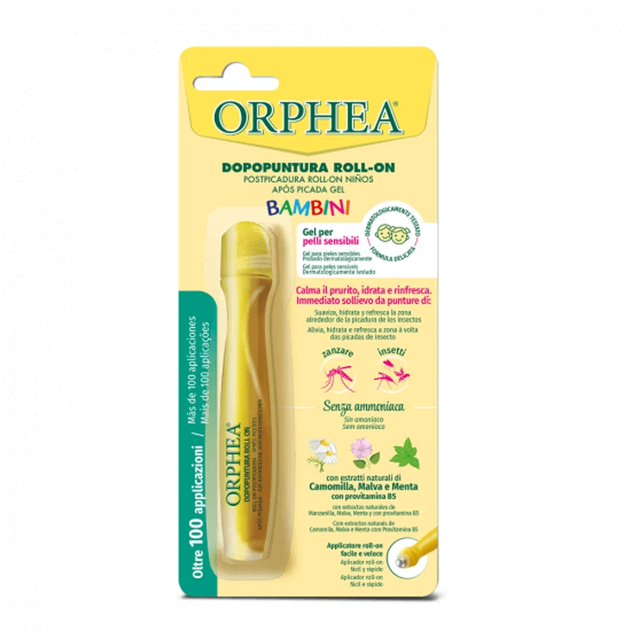 Натуральний гель для заспокоєння укусів Bambini, 10 м, Orphea: ціни та характеристики