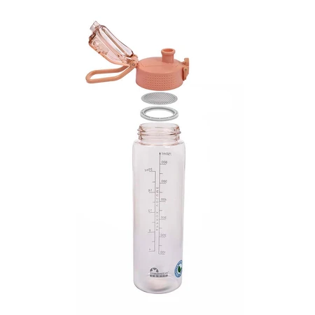 Пляшка для води Majestic Sport з тритану, Okosei Clear, рожева, 750 мл: ціни та характеристики