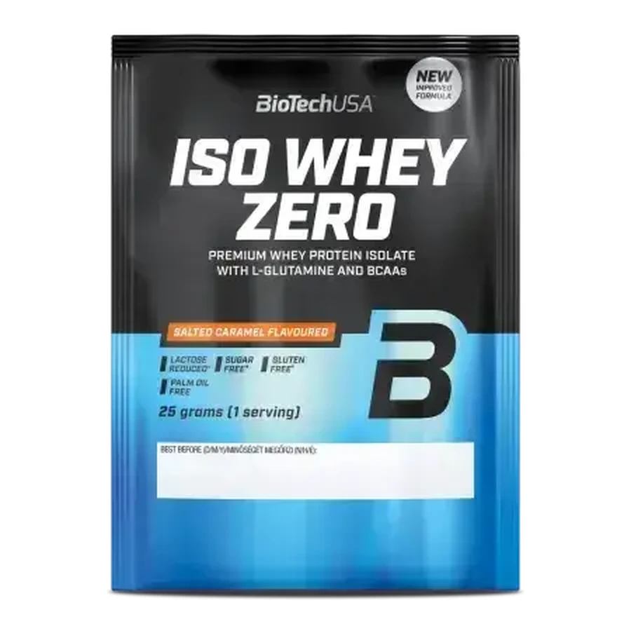 Протеиновый порошок с соленой карамелью Iso Whey Zero, 25 г, BiotechUSA: цены и характеристики