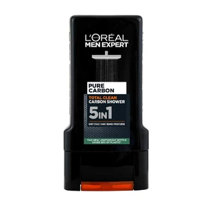 Мужской гель для душа 5-в-1 Pure Carbon Men Expert, 300 мл, Loreal Paris