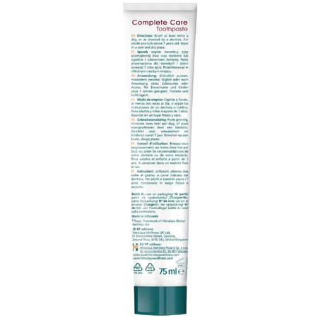 Зубная паста Himalaya Botanique Complete Protection с корицей, 75 мл: цены и характеристики