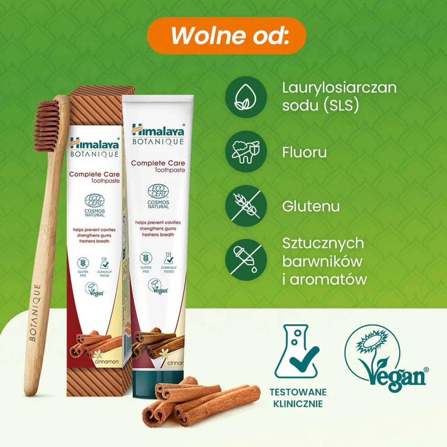 Зубная паста Himalaya Botanique Complete Protection с корицей, 75 мл: цены и характеристики