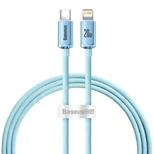Baseus CAJY001303 Lightning - USB-C PD Cable 20W 480Mb/s 1.2m - Blue