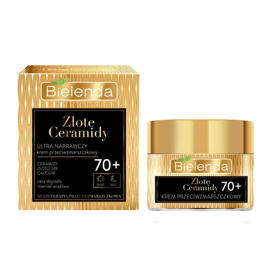Bielenda Golden Ceramides Ultra Repair крем проти зморшок 70+, 50 мл: ціни та характеристики