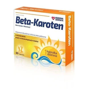 Бета-каротин Family Health 60 капсул