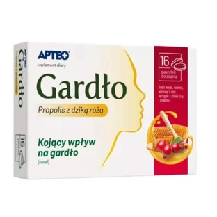 Apteo Прополис для горла, 16 пастилок