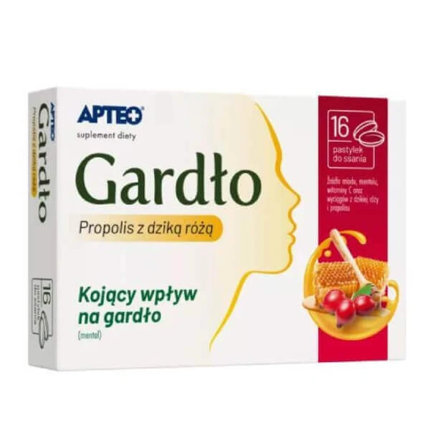 Apteo Прополис для горла, 16 пастилок: цены и характеристики