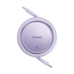 Baseus Free2Pull Retractable USB-C / Lightning Cable 20W 1m - фіолетовий