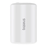 Дорожный насос Baseus PocketGo Pro с функцией сдувания и светодиодным фонариком - белый