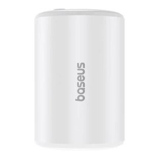 Дорожный насос Baseus PocketGo Pro с функцией сдувания и светодиодным фонариком - белый