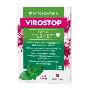 Пастилки Fytofontana Virostop зі смаком м'яти, 20 таблеток
