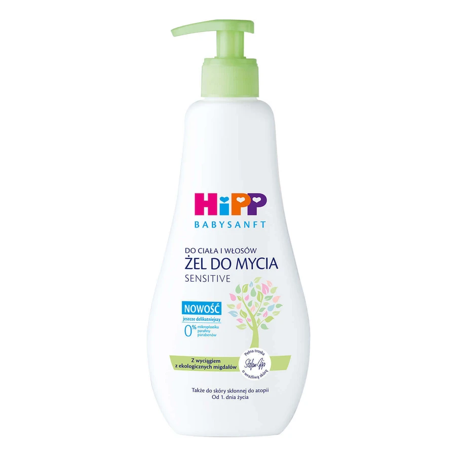 HiPP Babysanft очищающий гель для тела и волос, с 1-го дня, 400 мл: цены и характеристики