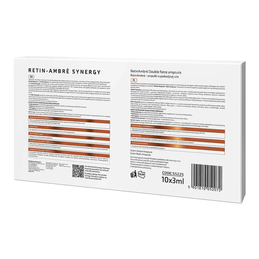 Apis Professional Retin Ambre Synergy, фіолетові капсули, 3 мл х 10 шт.: ціни та характеристики