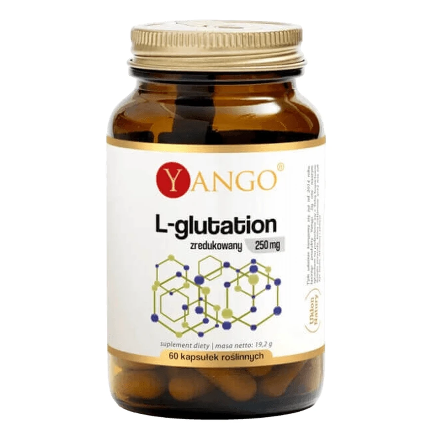  L-глутатіон Yango L-glutation, 60 капсул: ціни та характеристики