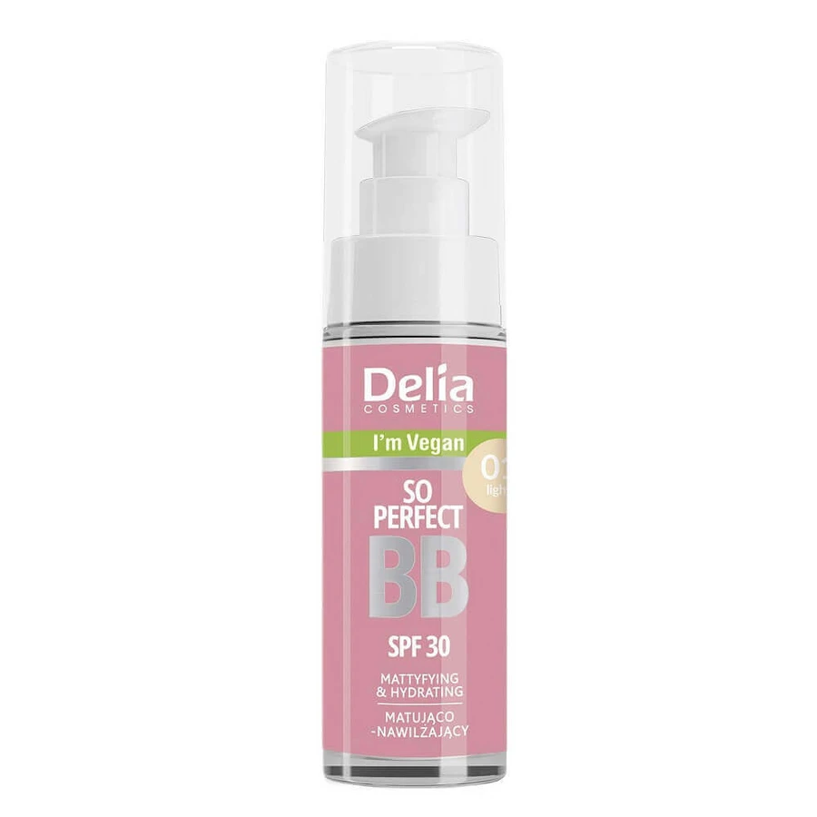 Delia So Perfect Vegan BB cream cu SPF30 01 Light, 30 мл: цены и характеристики