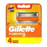 Сменные лезвия для бритвы Gillette Fusion5, упаковка 4 шт.
