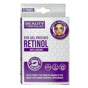 Омолаживающие патчи для глаз Beauty Formulas с ретинолом, 6 пар