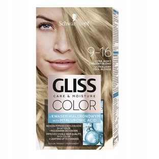 Schwarzkopf Gliss Color Colour Cream 9-16 Ультрасветлый холодный блондин