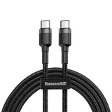 Baseus CATKLF-HG1 USB-C - USB-C PD QC 60W 3A 480Mbps cablu 2m - negru/gri