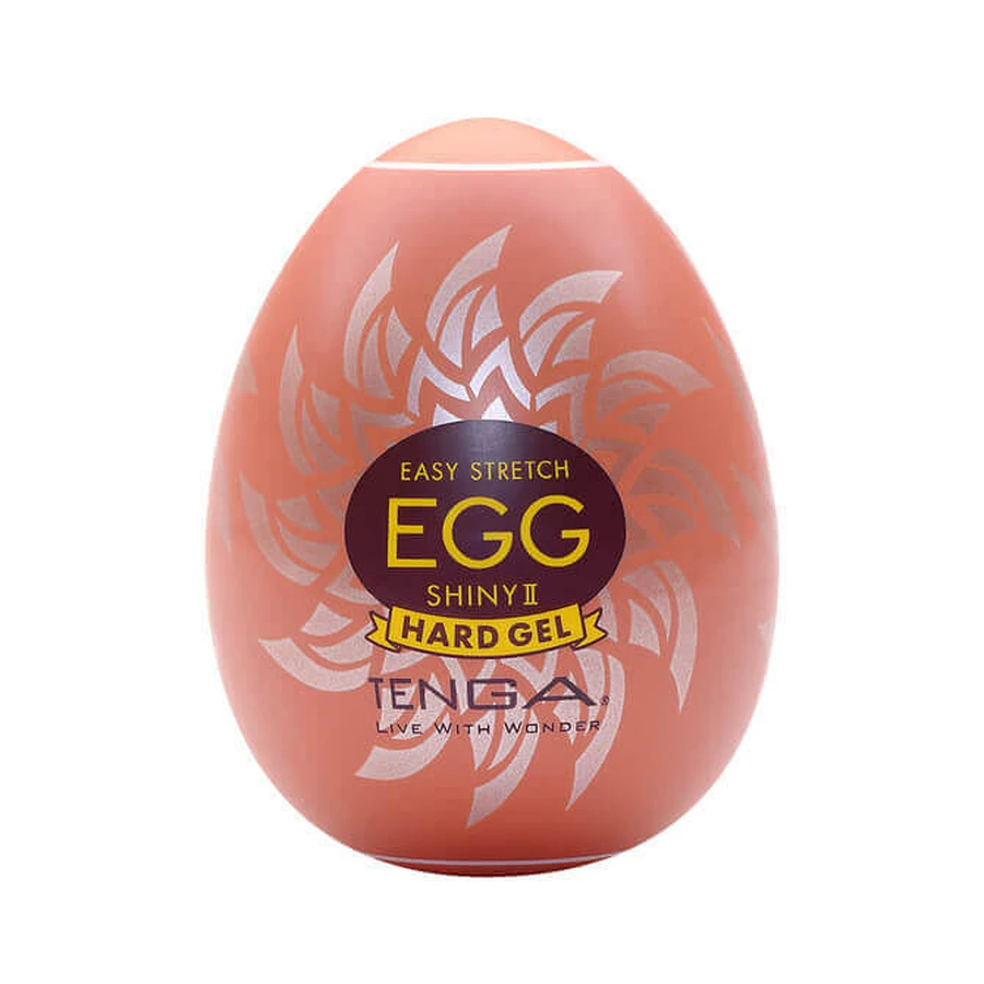 Tenga Easy Stretch Egg Shiny II Твердий гелевий одноразовий яйцеподібний мастурбатор: ціни та характеристики