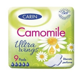 Carin Ultra Wings Camomile Ультратонкі подушечки з крилами 9 шт