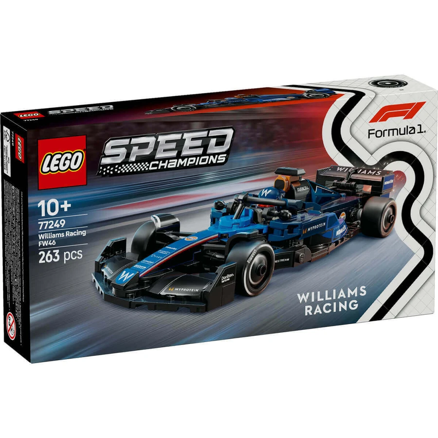 Гоночний болід F1 Williams FW46 Speed Champions, + 10 років, 77249, Lego: ціни та характеристики