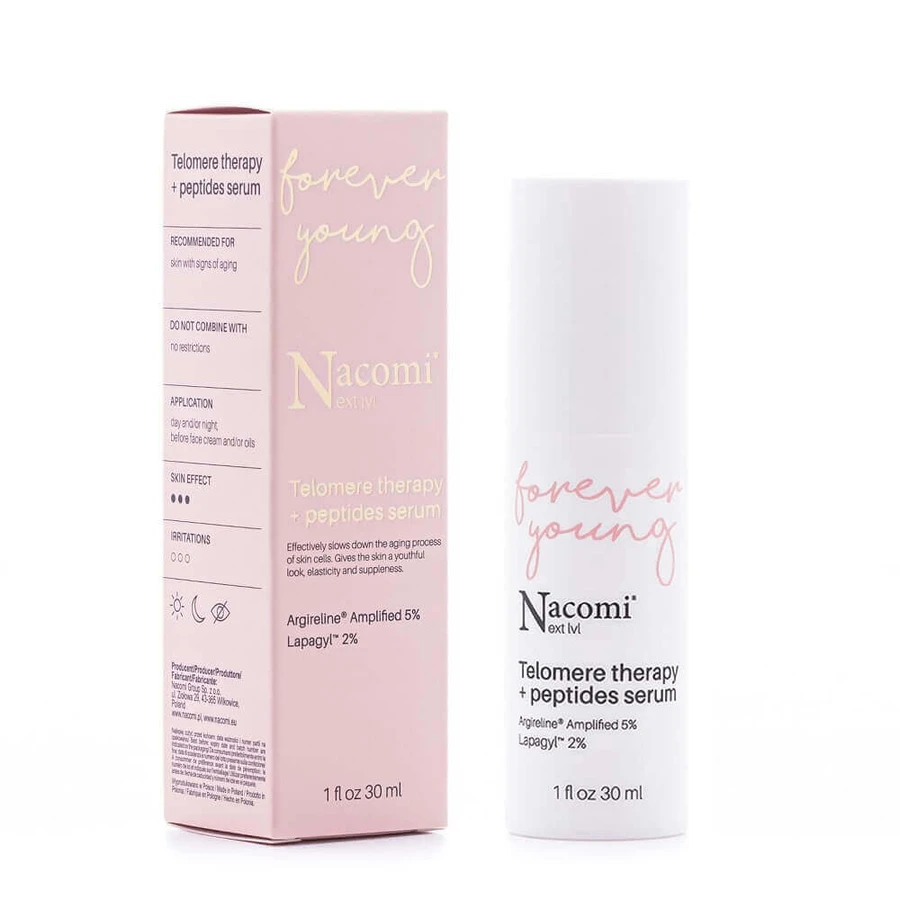 Nacomi Next Level Telomeric Therapy с пептидами, 30 мл: цены и характеристики