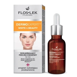 Flos-Lek Dermoexpert White & Beauty Освітлюючий кислотний пілінг нічний 30 мл